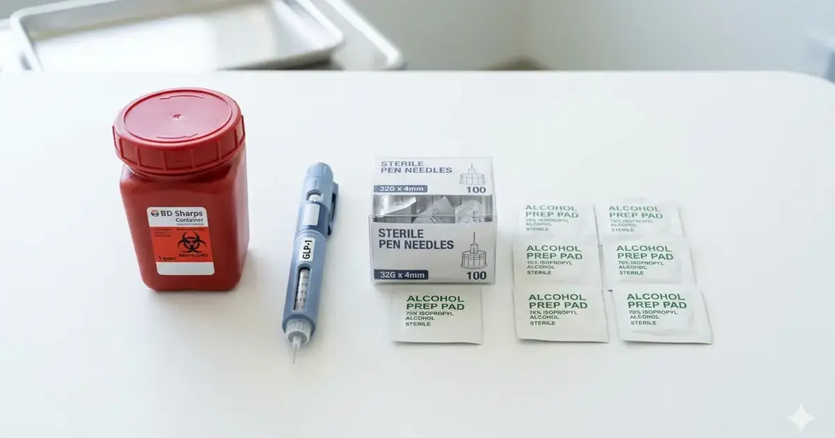 Main Injection Kit Best GLP-1 Injection Supplies Starter Kit (2026)